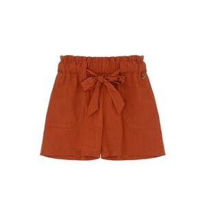 Uniqlo Rust Orange Paperbag 100% cotton shorts